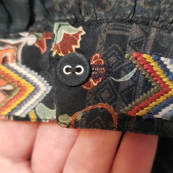 Johnny Was BIYA silk Blouse - Picture 7 of 14